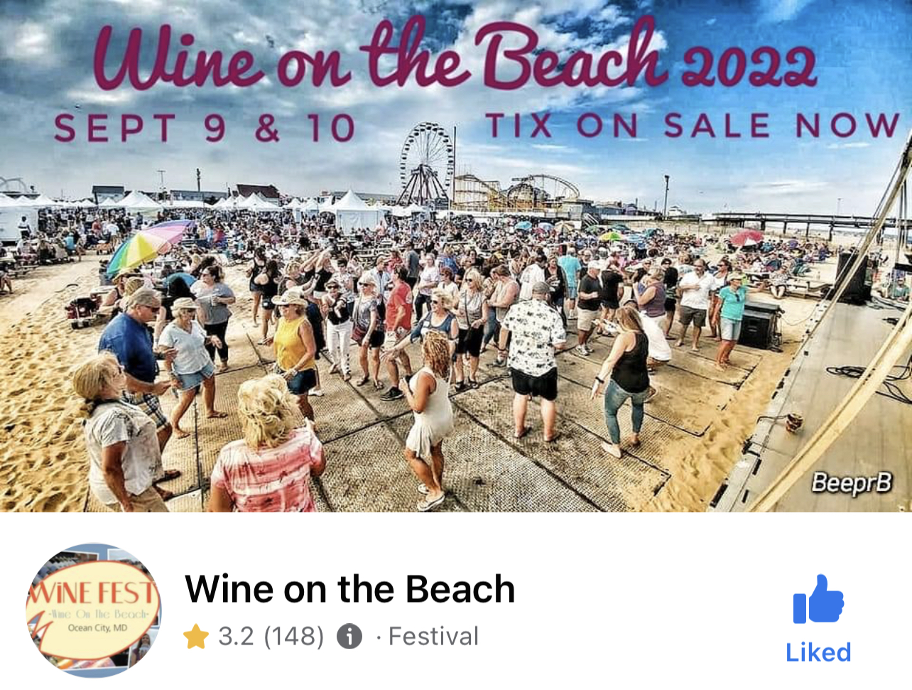 September 9-10 Ocean City Wine Fest